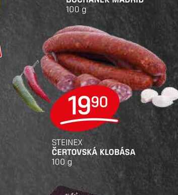 ČERTOVSKÁ KLOBÁSA 100 g 