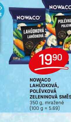 NOWACO LAHŮDKOVÁ, POLÉVKOVÁ ZELENINOVÁ SMĚS 350 g