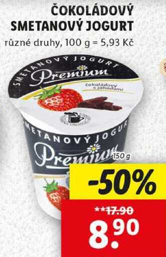 ČOKOLÁDOVÝ SMETANOVÝ JOGURT, 150 g