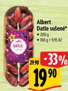 Albert Datle sušené, 200 g