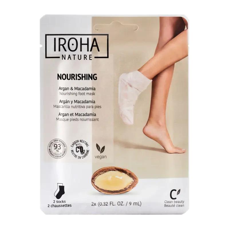 Iroha Maska na nohy Argan & Macadamia, 1 ks