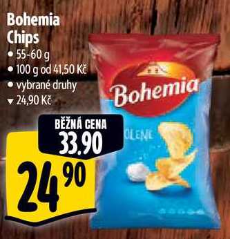 Bohemia Chips, 55-60 g 