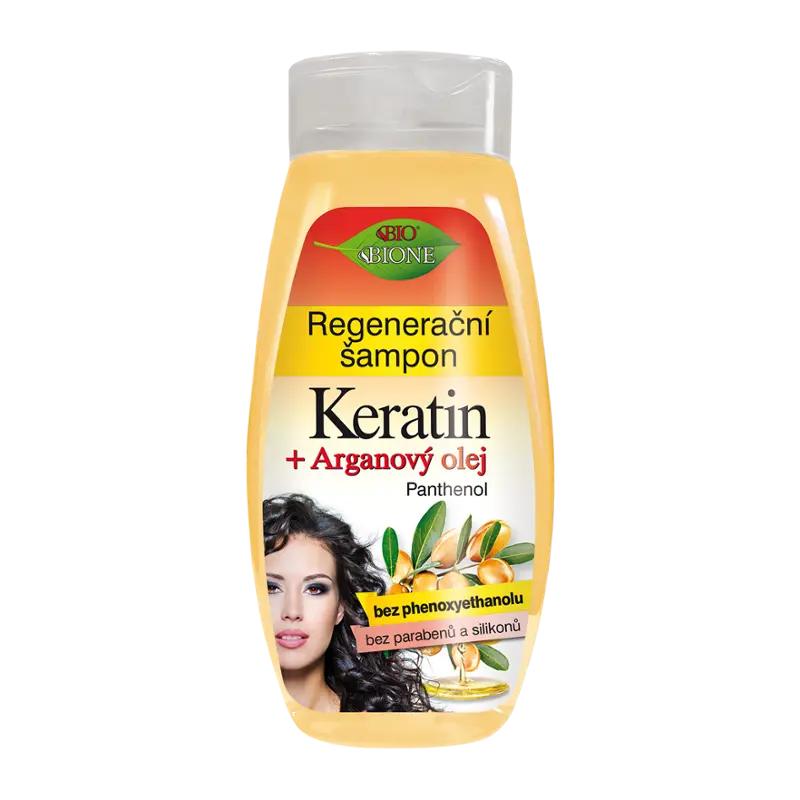 Bio Bione Šampon Keratin + Arganový olej, 260 ml