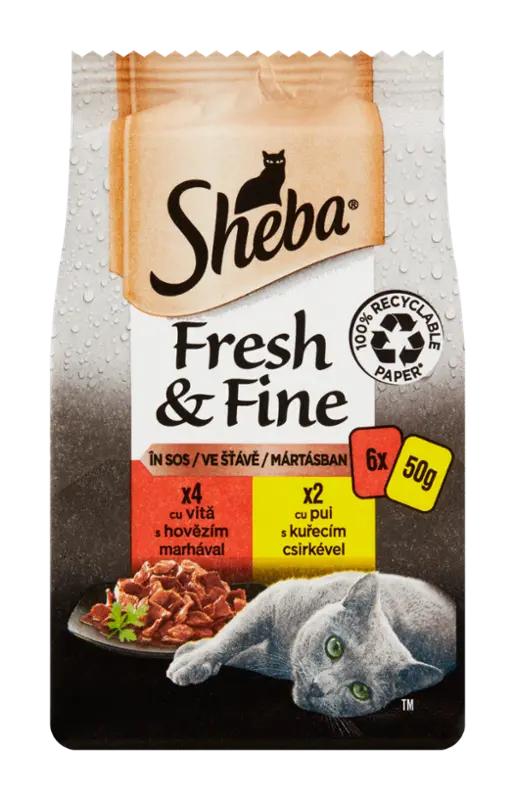 Sheba Kapsičky s drůběžím masem Fresh & Fine, 300 g