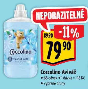 Coccolino Aviváž, 68 dávek 