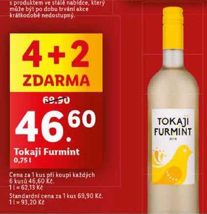 Tokaji Furmint, 0,75 l