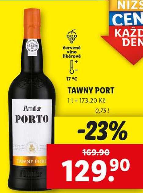 TAWNY PORT, 0,75 l