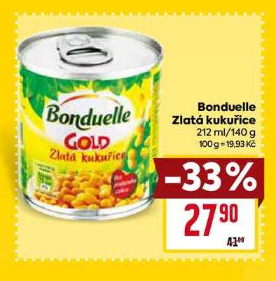 Bonduelle Zlatá kukuřice 212 ml/140 g 