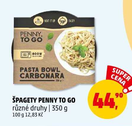 ŠPAGETY PENNY TO GO, 350 g