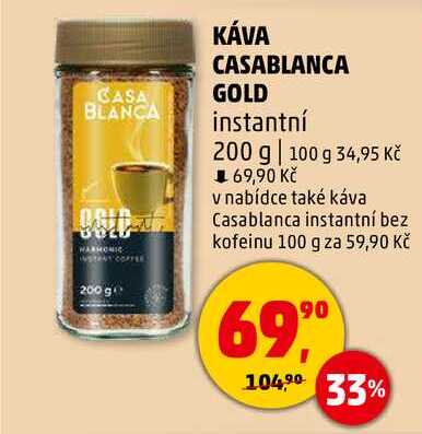 KÁVA CASABLANCA GOLD, 200 g 