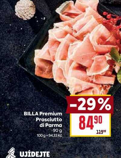 BILLA Premium Prosciutto di Parma 90 g 