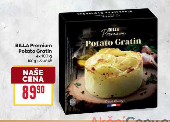 BILLA Premium Potato Gratin 4x100 g 