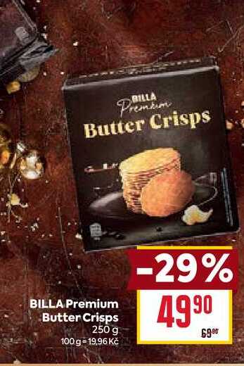 BILLA Premium Butter Crisps 250 g 