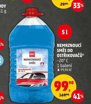 NEMRZNOUCÍ SMĚS DO OSTŘIKOVAČŮ, 5 l