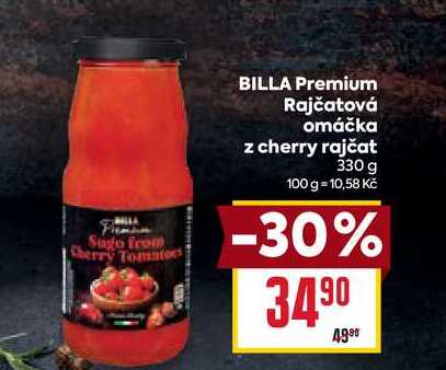 BILLA Premium Rajčatová omáčka z cherry rajčat 330 g