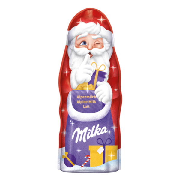 Milka Santa dutá figurka, mléčná čokoláda