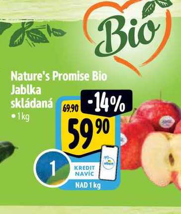   Nature's Promise Bio Jablka skládaná 1 kg