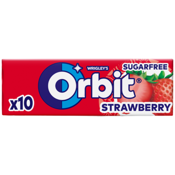 Orbit žvýkačky bez cukru Jahoda