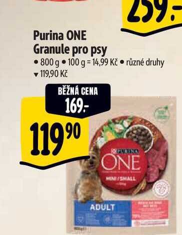 Purina ONE Granule pro psy 800 g  