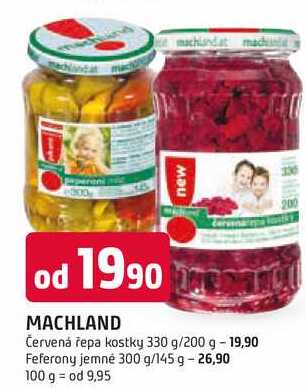 MACHLAND Červená řepa kostky 330 g/200 g