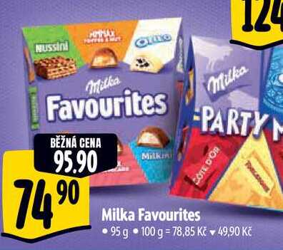 Milka Favourites, 95 g