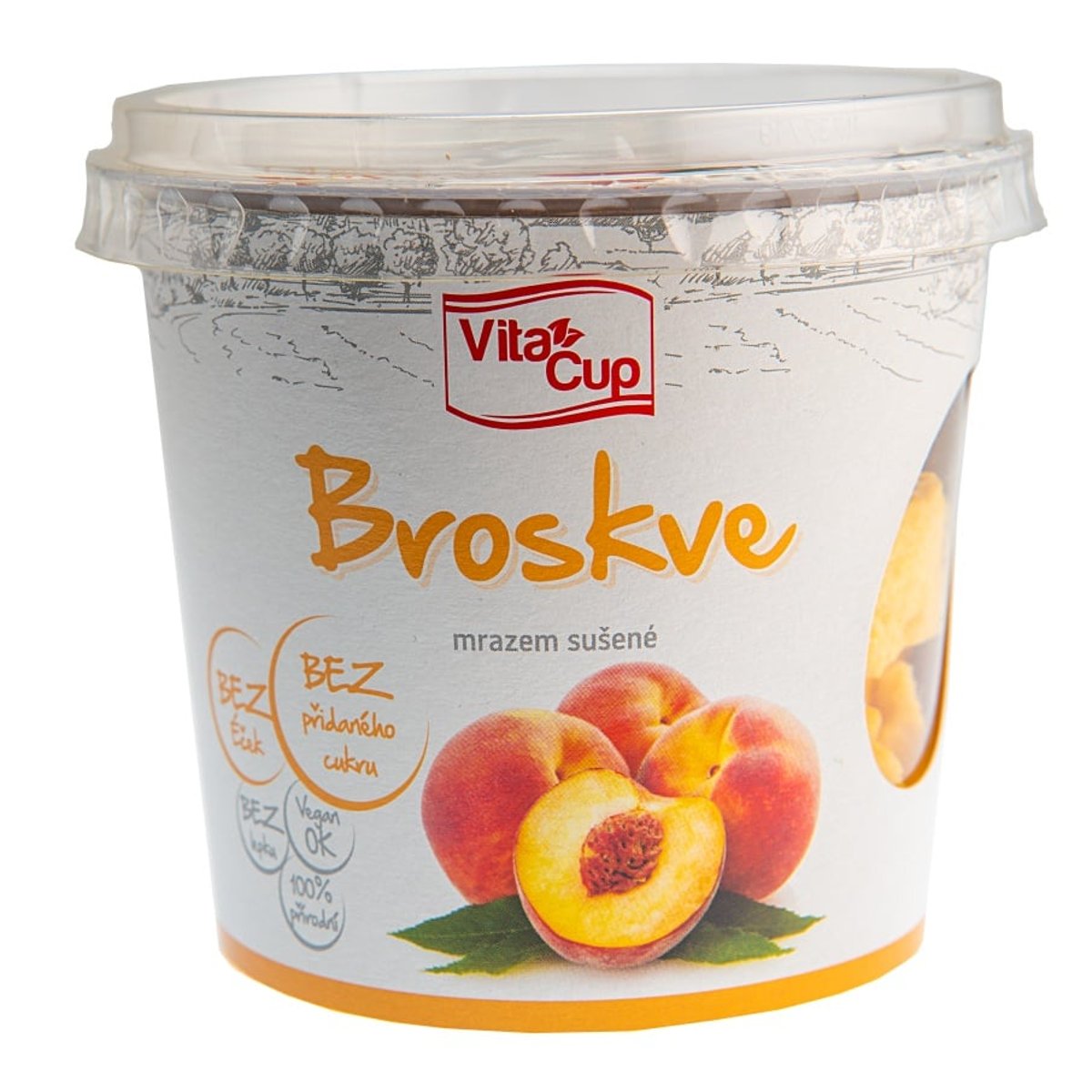 VitaCup Broskve mrazem sušené