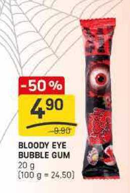 4.90 990 BLOODY EYE BUBBLE GUM 20 g  