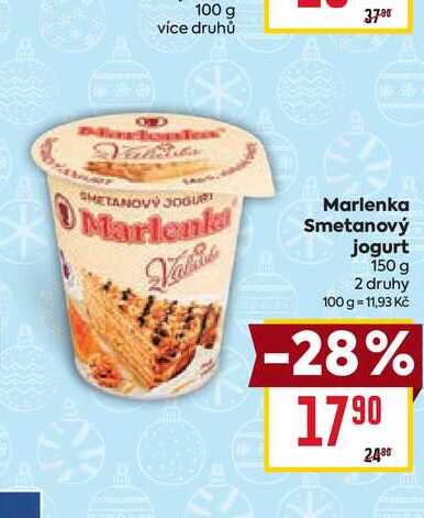 Marlenka Smetanový jogurt 150 g 