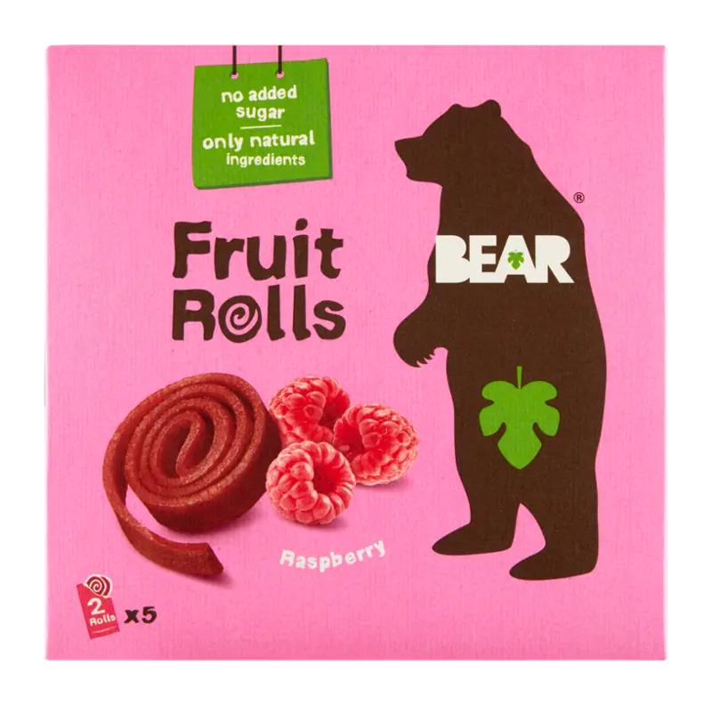 Bear Fruit Rolls malina ovocné rolované plátky, 100 g