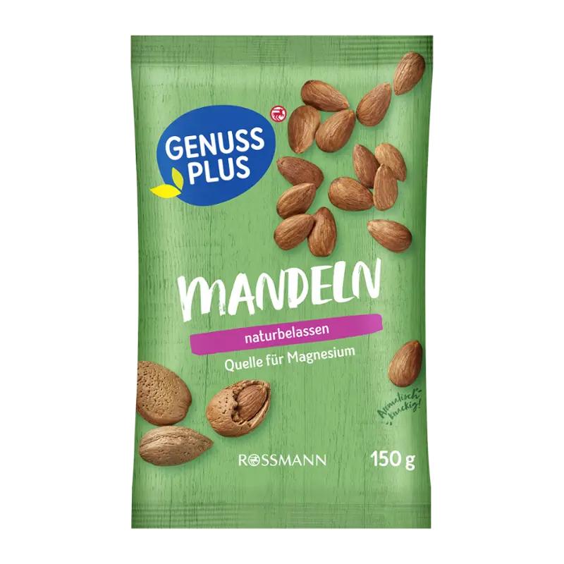 GENUSS PLUS Mandle nesolené, 150 g