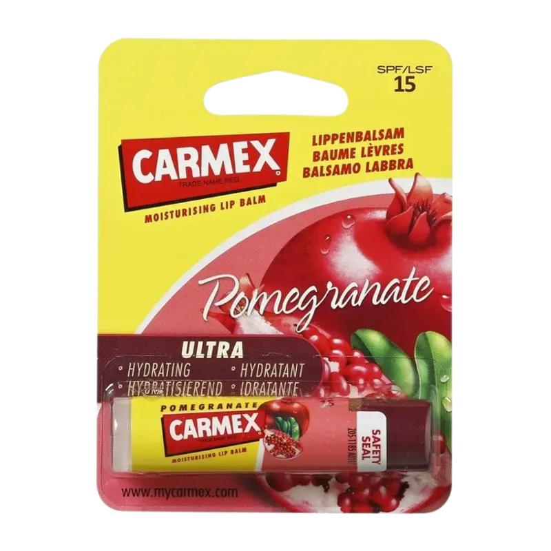 Carmex Balzám na rty s vůní granátového jablka, 4.25 g