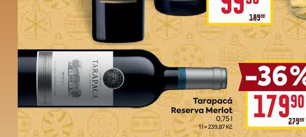 Tarapacá Reserva Merlot 0,75l