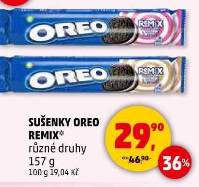 SUŠENKY OREO REMIX různé druhy, 157 g