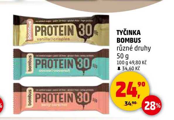 TYČINKA BOMBUS různé druhy, 50 g