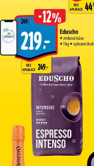   Eduscho  zrnková káva 1kg 