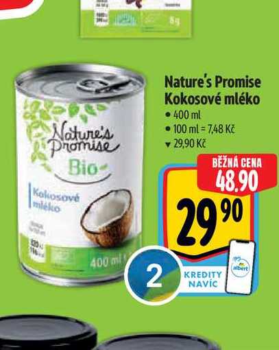   Nature's Promise Kokosové mléko • 400 ml  