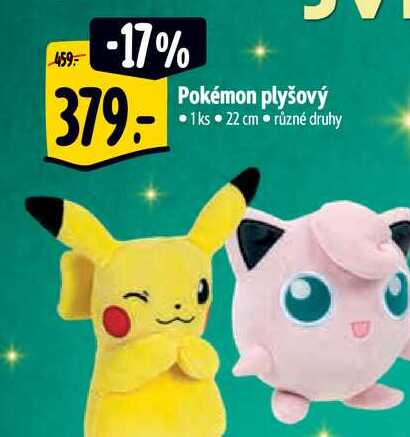 Pokémon plyšový - 22 cm různé druhy
