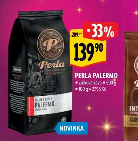   PERLA PALERMO  zrnková káva  500 g 