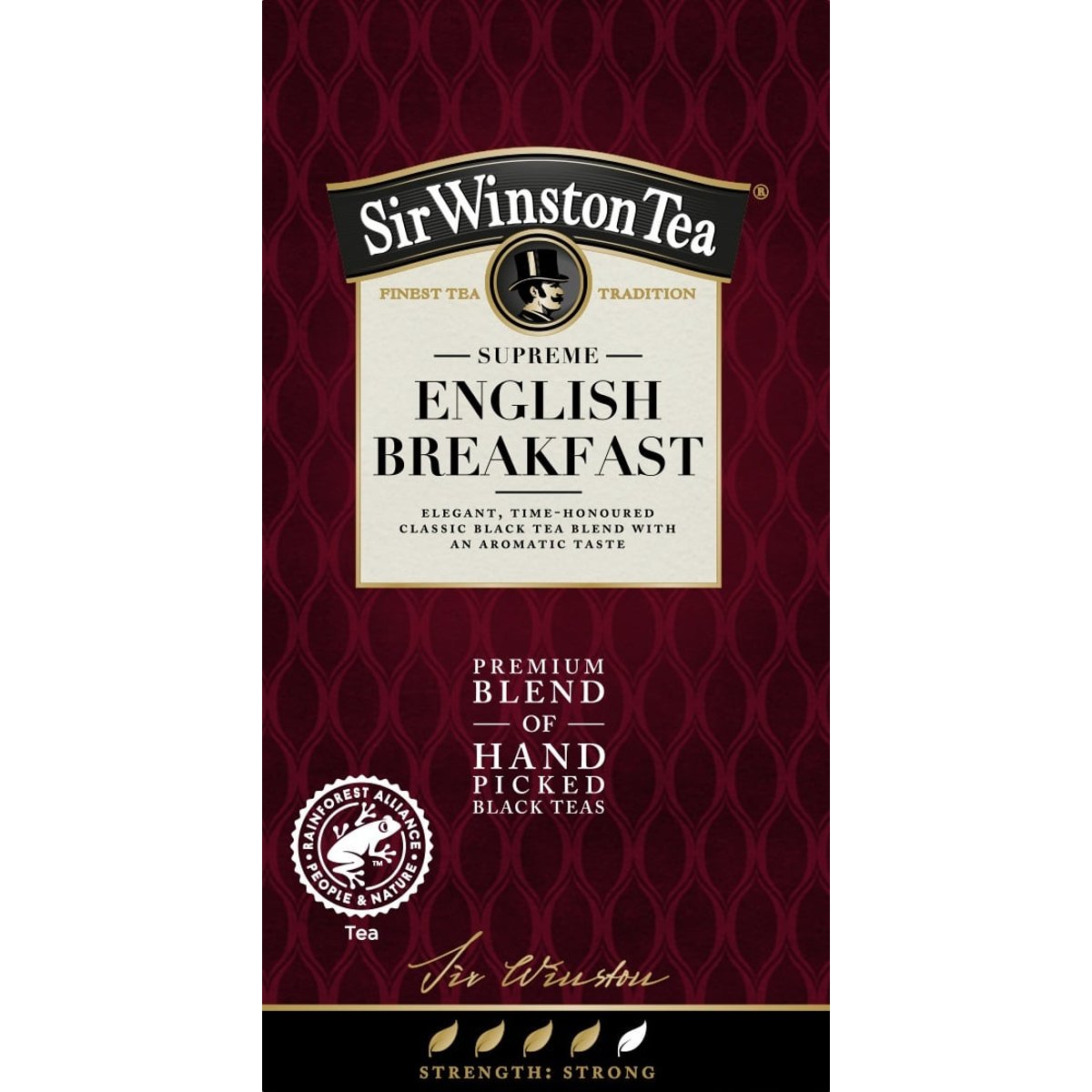 Sir Winston Tea Supreme English Breakfast černý čaj