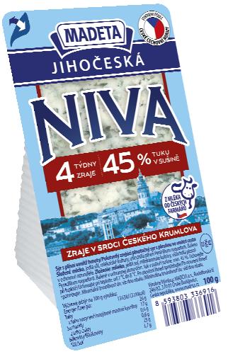 Madeta Jihočeská Niva, 100 g