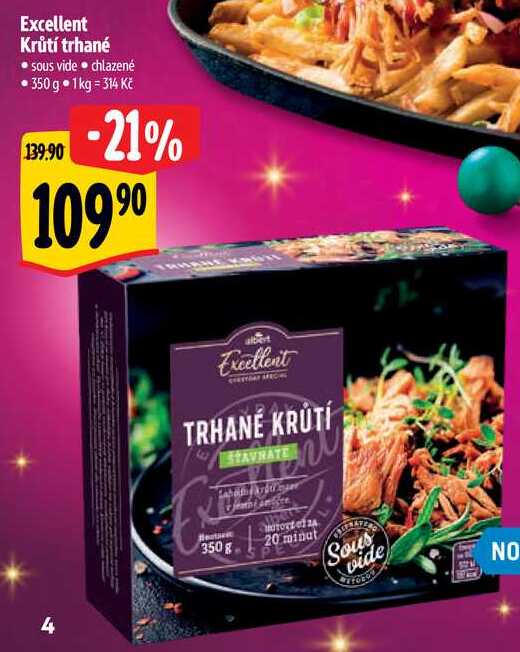 Excellent Krůtí trhané, 350 g