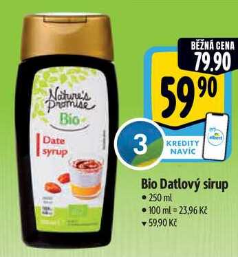 Bio Datlový sirup, 250 ml 