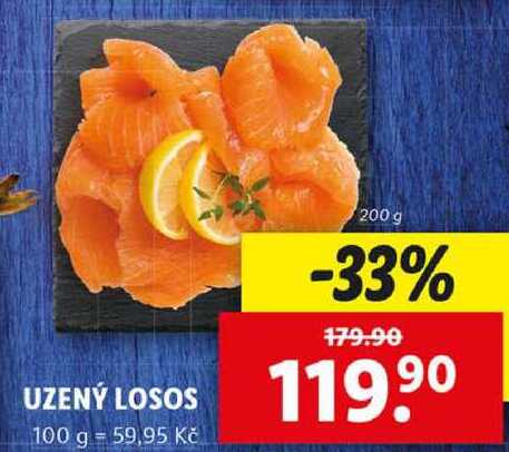 Uzený losos, 200 g