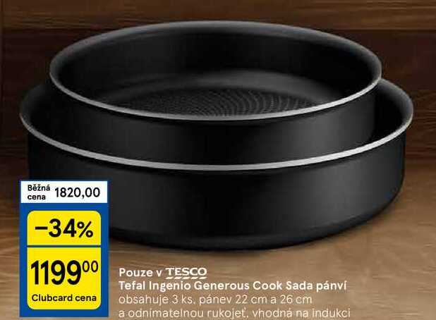 Tefal Ingenio Generous Cook Sada pánví, obsahuje 3 ks