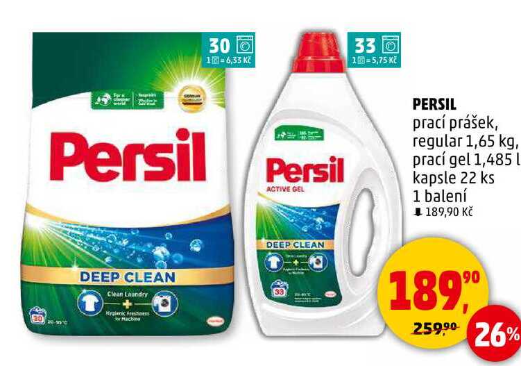 PERSIL prací prášek, regular, 1,65 kg