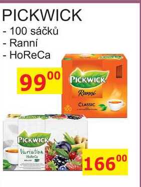 PICKWICK - 100 sáčků - HoReCa 