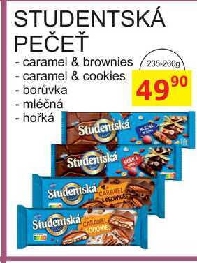 STUDENTSKÁ PEČEŤ 235-260g