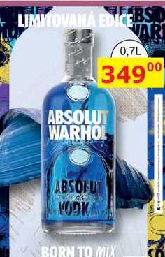 ABSOLUT VODKA WARHOL 0,7L v akci