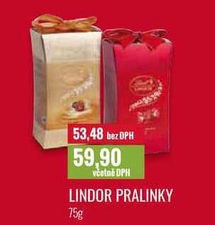 LINDOR PRALINKY 75g 