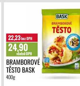 BRAMBOROVÉ TĚSTO BASK 400g